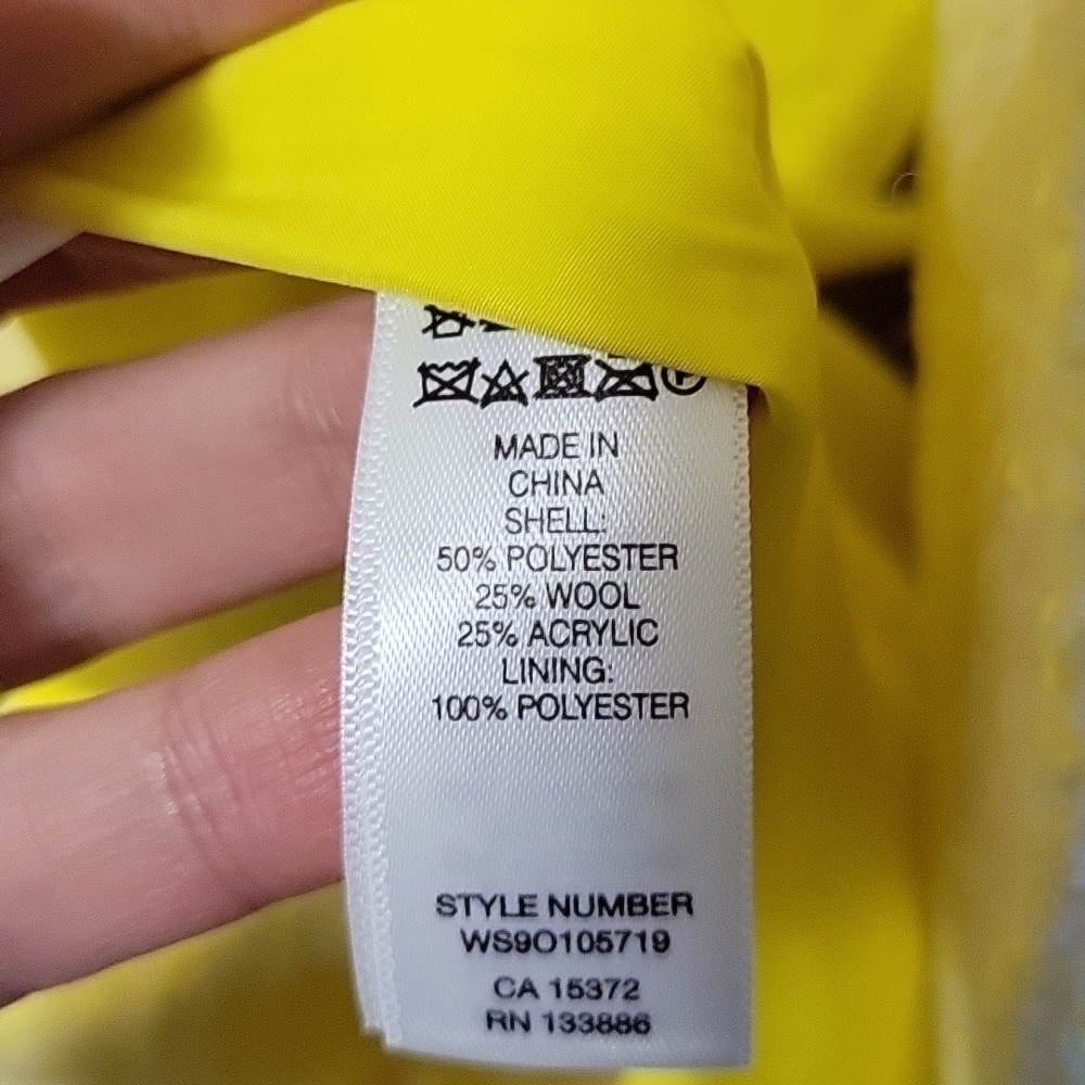 NWT JOE FRESH Rib Collar Coat US M - Picture 5 of 7